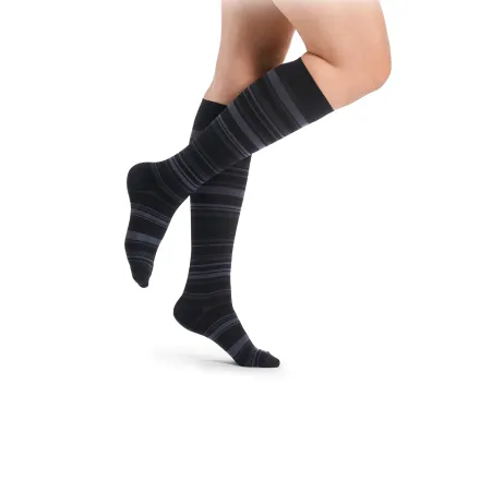 Microfiber Shades Mini-Stripe For Woman by SIGVARIS®